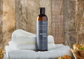 Huile pour le bain & massage White Tea