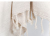 Jeté de lit Herringbone à franges